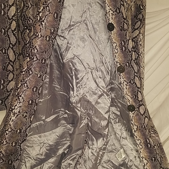 Purple MK snake print jacket - Picture 3 of 6